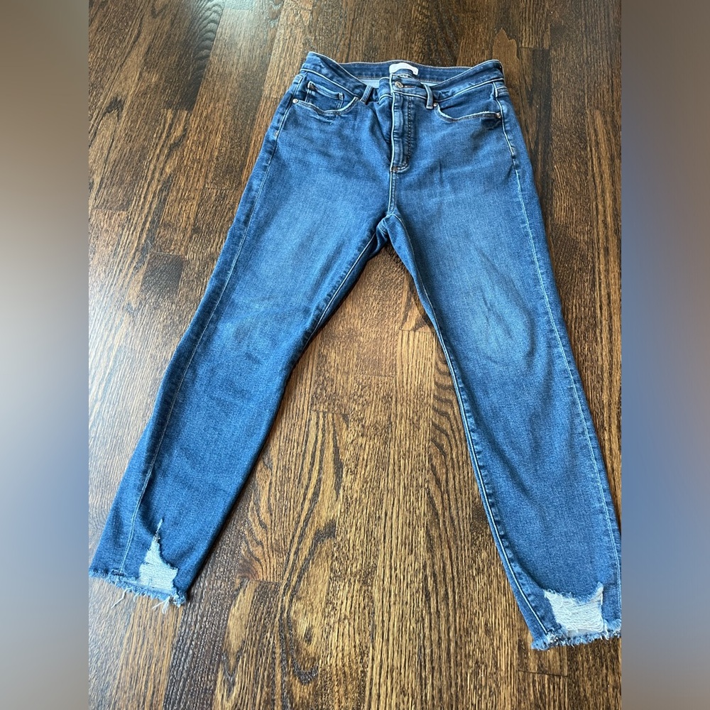 Loft Chew Hem Ankle Jean - Picture 4 of 4
